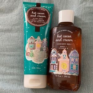 Bath and Body Works Hot Cocoa and Cream Bath Set